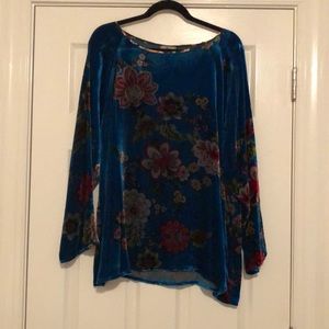 NWT Johnny Was Velvet Tunic Size XXL Petite